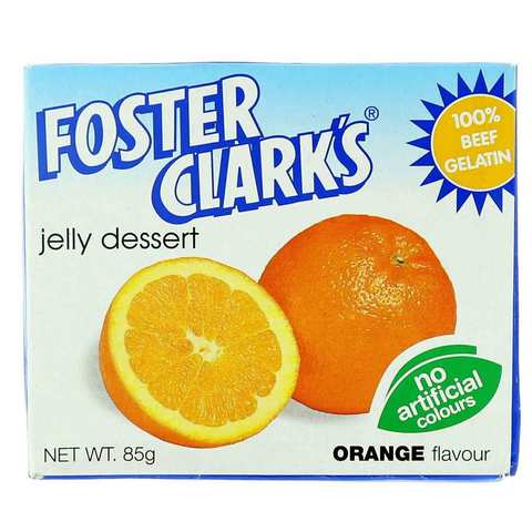 Foster Clark&#39;S Jelly Beef Orange Flavor 85 Gram