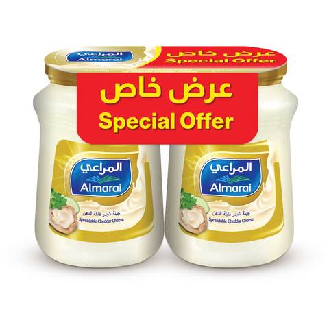 Buy Almarai Processed Cheddar Cheese 900 G X 2 Pieces Online Shop Fresh Food On Carrefour Saudi Arabia
