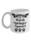 muGGyz Warning Chinook Dog Addict Printed Coffee Mug White/Black 8x9.5x8centimeter