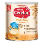 Buy Cerelac baby wheat  honey for babies from 6 months 1 kg in Saudi Arabia