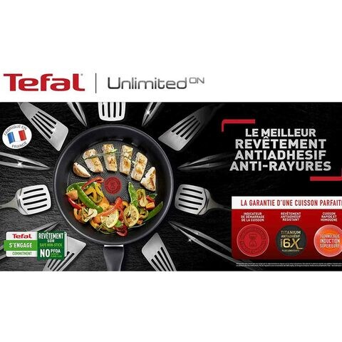 Tefal Unlimited Non-stick Induction Frypan 32cm In Black