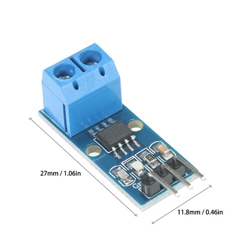 Generic-30A Range Current Sensor Module ACS712 Module Compatible with Arduino