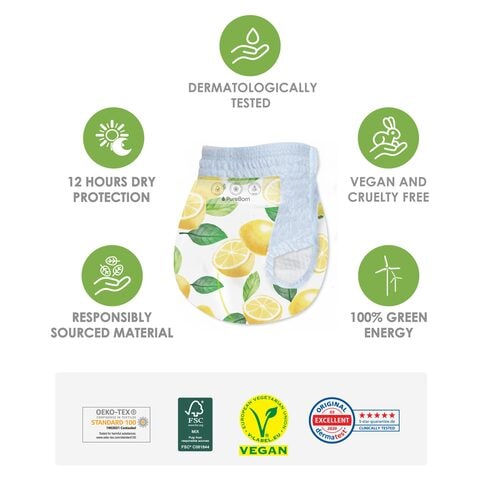 PureBorn Pull-Up Training Pants Size 7 17+kg Multicolour 28 Diapers
