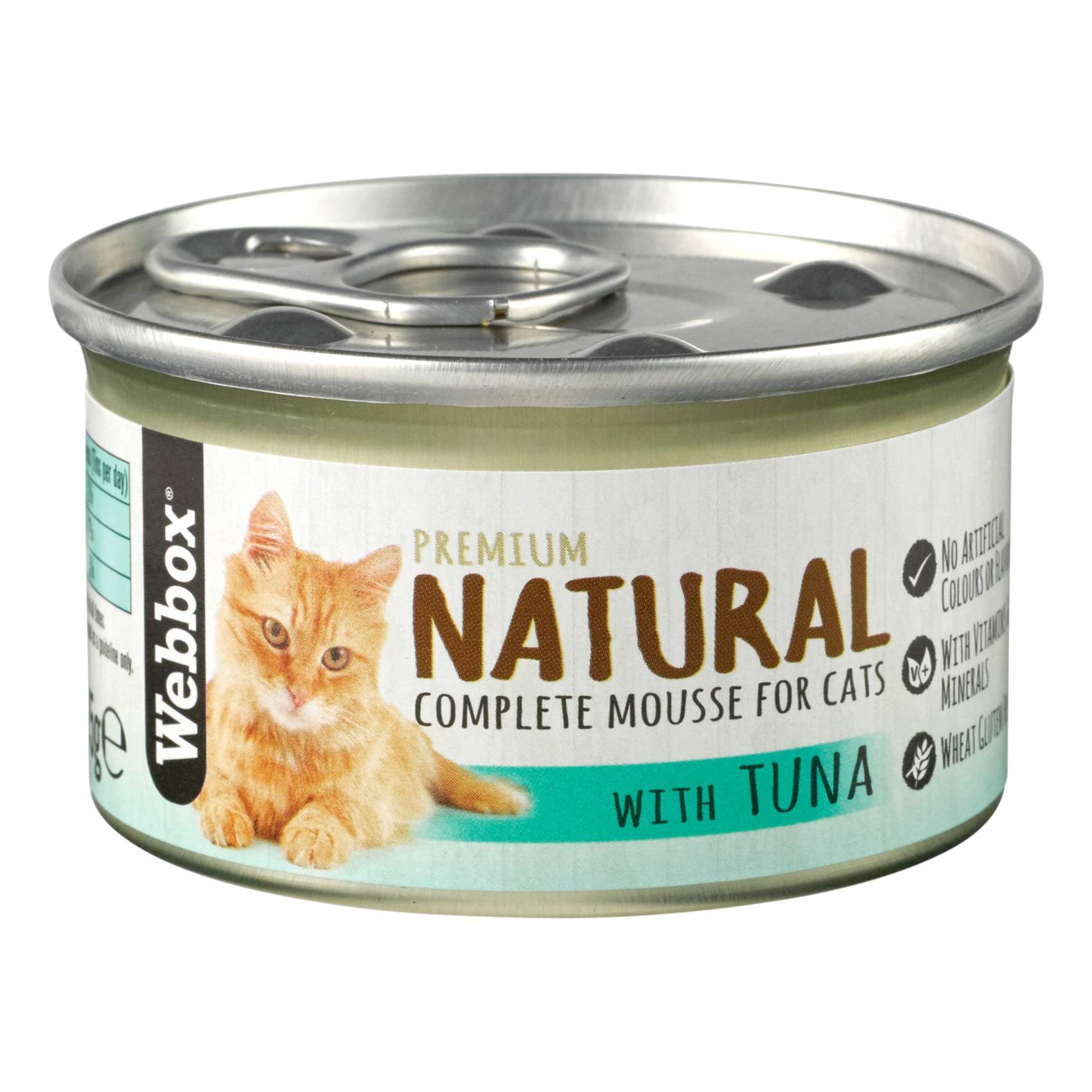 Webbox Natural Complete Mousse With Tuna Cat Food 85g Online