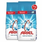 Buy Ariel Semi-Automatic Laundry Detergent Powder Original Scent 7kg Pack of 2 in UAE