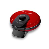 Korkmaz A319-04 Mia Red Waffle Maker, Granite Inner Surface , Non-Stick,  Ergonomic Design, Cast Iron Waffle Maker