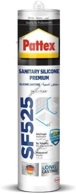 Pattex SF525 Kitchen And Washroom Silicon For Filling Cracks And Seals