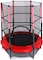 Coolbaby 5 Ft Kids Trampoline With Safety Enclosure Net, Outdoor Indoor Mini Trampolines For Kids Jumping Mat And Spring Cover Padding, Heavy Duty Frame Round Trampoline With Built, In Zipper