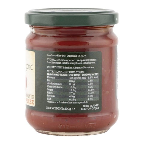 Mr. Organic Italian Tomato Puree 200g