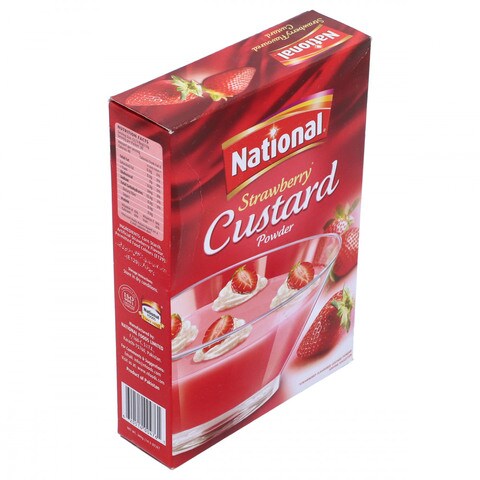 National Strawberry Custard Powder 300 gr