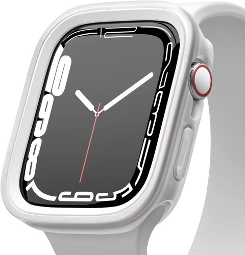 Elago Duo for Apple Watch Series 8/7 (45mm), Series 6/SE/5/4 (44mm) cover case - Clear White