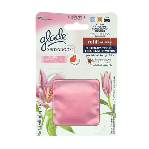 Glade Sensations Car Air Freshener Refill Floral Perfection 8g