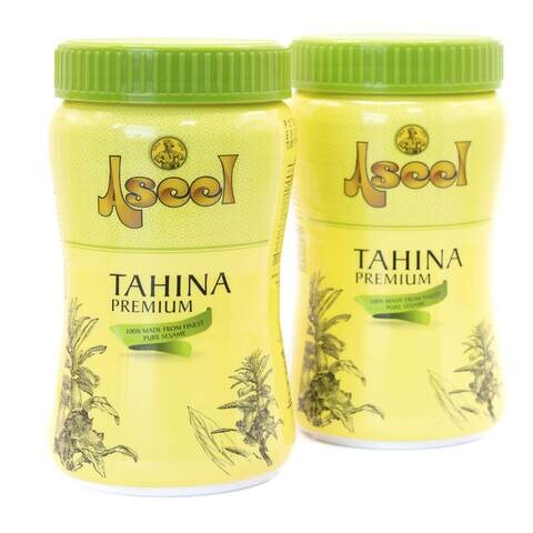 Buy Aseel Premium Tahina 450g Pack of 2 Online - Shop Food Cupboard on  Carrefour UAE