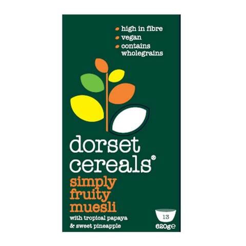 Buy Dorset Cereals Simply Fruity Muesli 620g in Saudi Arabia