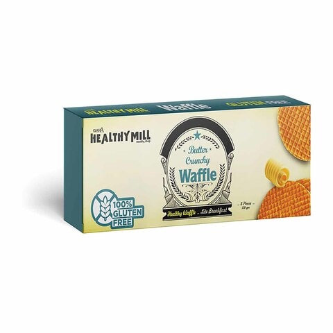 Buy Healthy Mill Crunchy Butter Waffle - 150 gram in Egypt