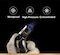 Lighters Windproof 4 Jet Flame Refillable Butane Gas Torch Lighter  Metal Cigar Lighter(Without Gas) for Family Friends Gift
