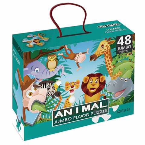 animal jumbo floor puzzle