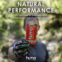 Huma Chia Energy Gel Cafe Mocha Premier Sports Nutrition For Endurance Exercise (24 Gels, 2X Caffeine)