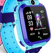 Generic Newest Model Q12 GPS Smart Watch For Ios For Kids Android (Blue)