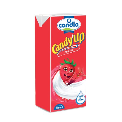 Candy'Up Goût Fraise - Candia - 1 L