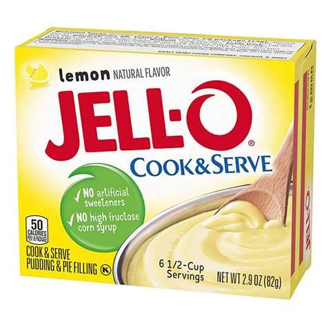 Jell-O Cook And Serve Lemon Pudding And Pie Filling 82g