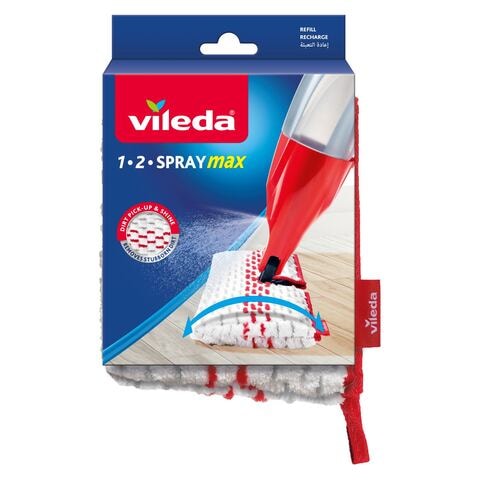 Opiaat Geval barbecue Buy Vileda 1-2 Spray Max Refill Mop Multicolour Online - Shop Cleaning &  Household on Carrefour UAE