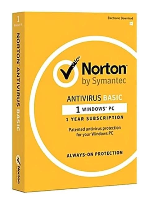 Norton AntiVirus Basic Yellow