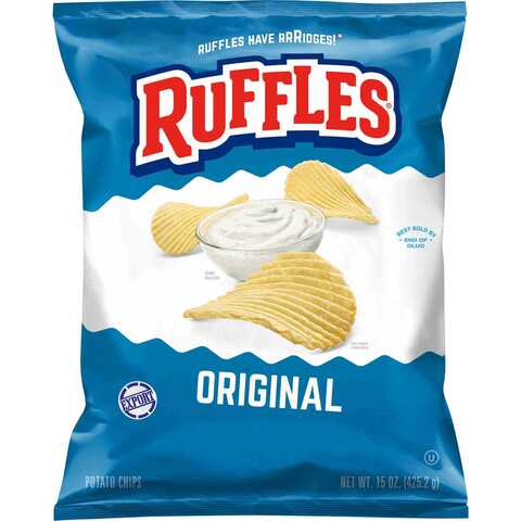 Buy Ruffles Original Potato Chips 425.24g in UAE