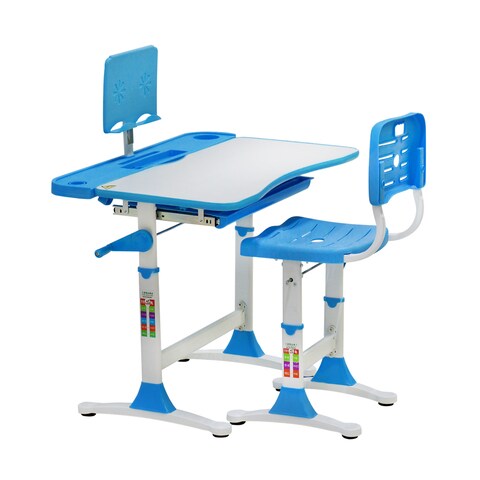 Foldable study table hot sale and chair set