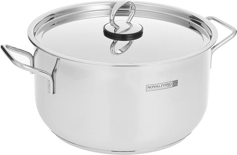 Royalford RF10096 16Cm Aluminium Milk Pan with Lid - Aluminium