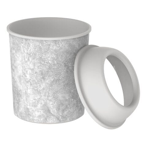 Cosmoplast Ceramic Dustbin Grey 5L