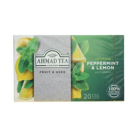 Ahmad Tea London Peppermint &amp; Lemon Fruit &amp; Herb 30g
