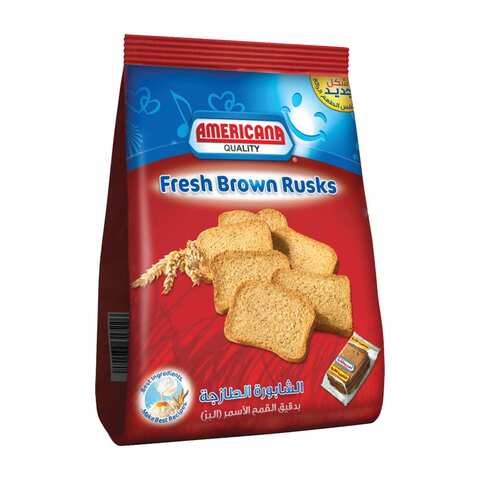 Americana Brown Rusk with Black Seeds 375g