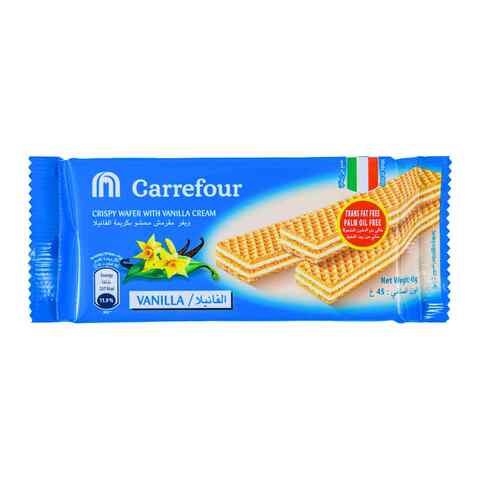 Carrefour Vanilla Cream Wafer 45g