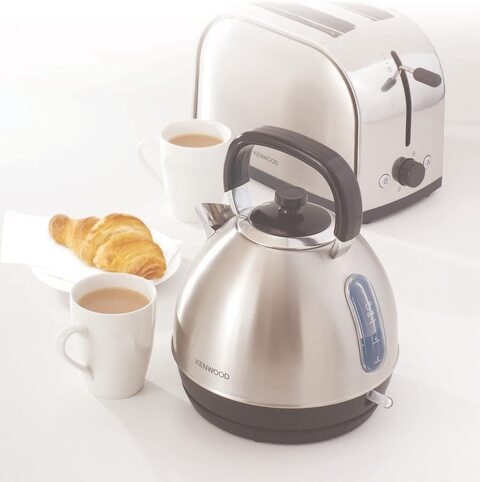 Kenwood 3000W Rapid Boil System, 1.6Litre Capacity Cordless Stainless Steel Traditional Electric Kettle, METAL SKM100