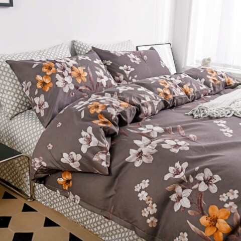 Floral bedding store set queen