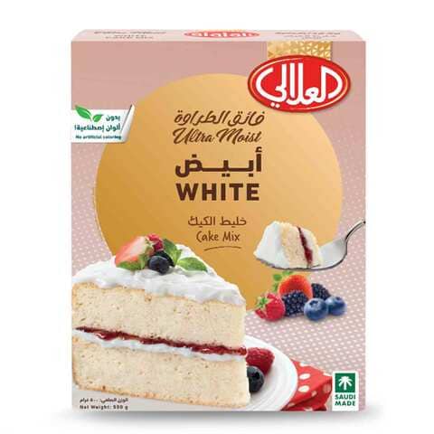 Buy Al Alali Ultra Moist White Cake Mix 500g in Saudi Arabia