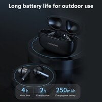 Lenovo Ht05 Tws Wireless Earbuds Bt5.0 Hifi Stereo Headphone Ipx5 Waterproof Sports Headset Noise Reduction With Hd Mic