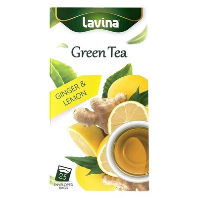 Ahmad Tea SLIM Lemon Mate Match Zinc Green Tea 20 Tea Bags Gourmet Tea