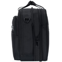 Cabinpro Premium Laptop Briefcase Bag Water Resistant Expandable Unisex Shoulder Business Bag with Adjustable Shoulder Strap for Men and Women CP011 Black