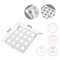 Better Look 20-Piece Multifunctional Durable Plastic Laundry Storage Fold Board Shelves Stacked Board Organizer Tools Laundry Closet Shirt Storage Board Organizer