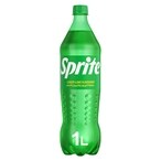 Buy Sprite Regular Lemon Lime Flavored Carbonated Soft Drink PET 1L in UAE