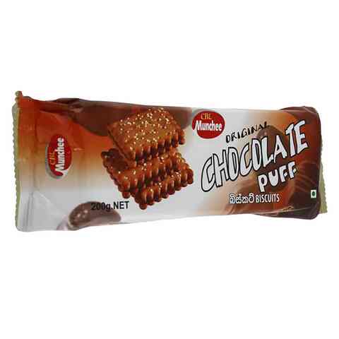 Buy CBL Munchee Original Chocolate Puff Biscuits 200g Online ...