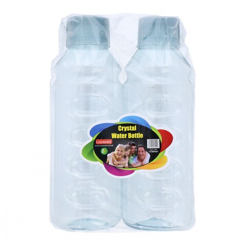 Casaware Crystal Water Bottle 1.2 Litre x 2