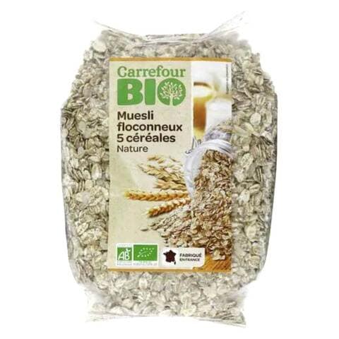 Carrefour Bio Organic 5 Cereals Flakes 500g