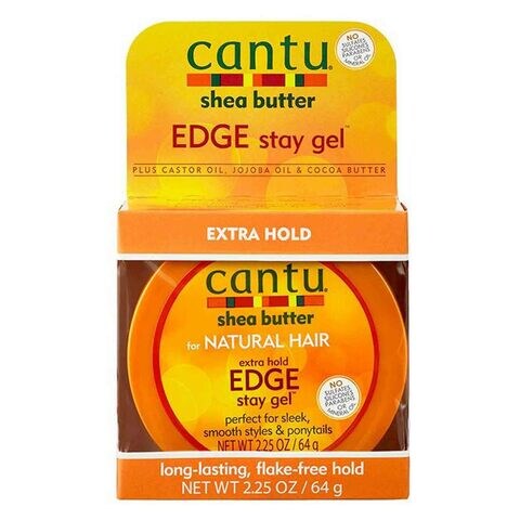 Cantu Shea Butter Extra Hold Edge Stay Gel For Natural Hair 64g