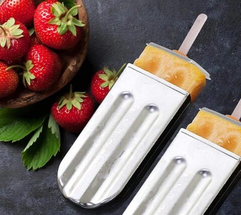 Buy Stainless Steel Popsicle Mold Ice Cream Mold Kit with