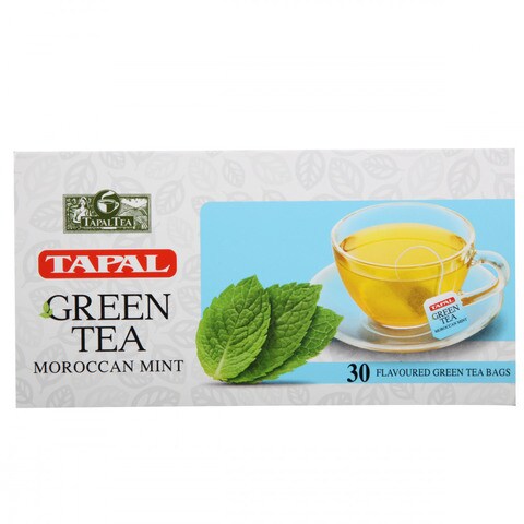 Tapal Green Tea Moroccan Mint 45 gr (Pack of 30)