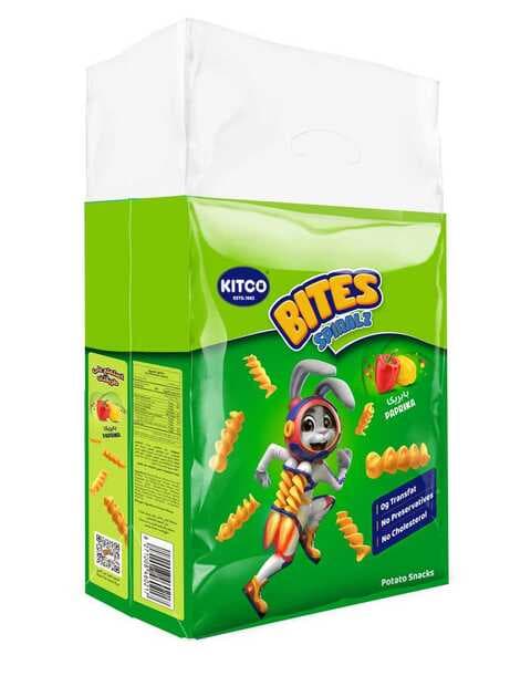 Kitco Frites Paprika Spiralz Potato Snacks 18g x Pack Of 20