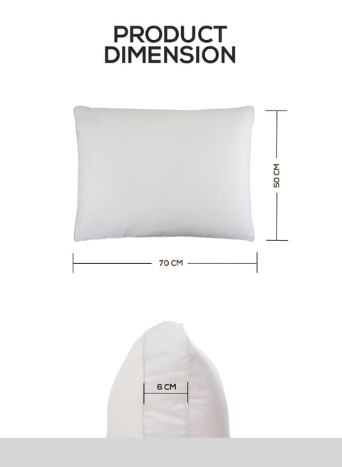 Double bed hot sale pillow